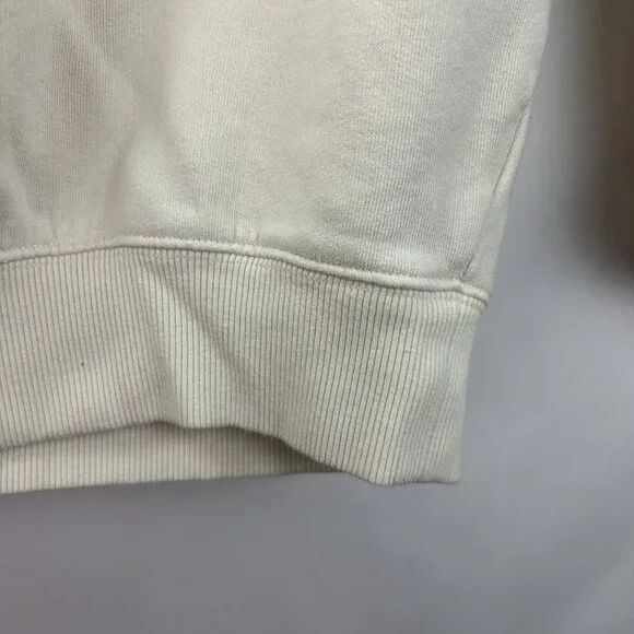 Clare V. Sweatshirt Pullover Women's M Cream Le Weekend Embroidered Crewneck - Picture 11 of 13